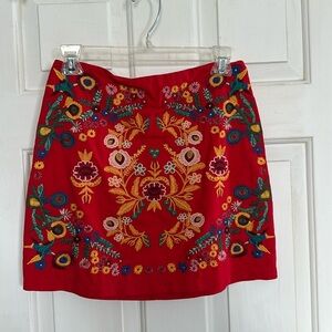 Altar’d State Red Skirt size XS